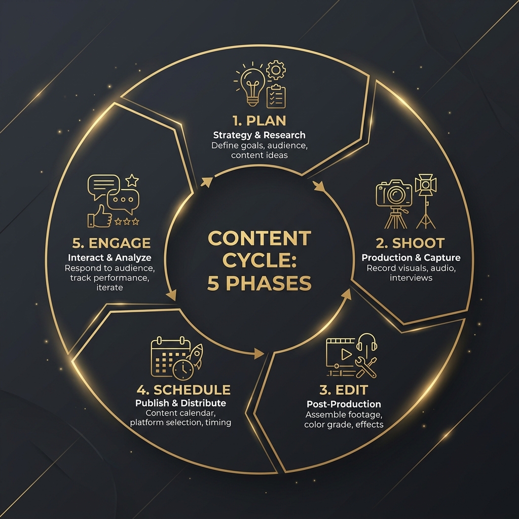 The 5-Step Batch Creation Cycle Content Planning and Batch Cycle